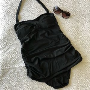 Classic black Maternity Swimsuit